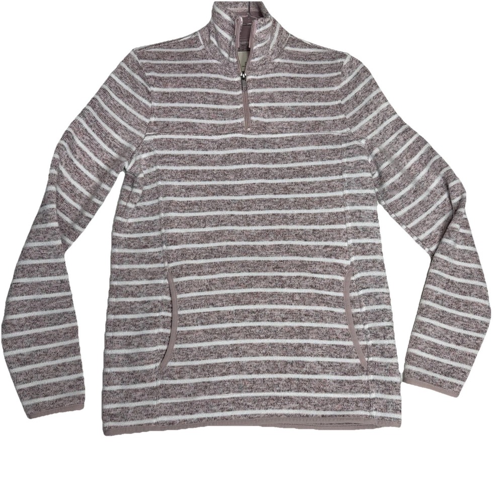 Thread & Supply Women's 1/4 Zip Pull Over Sweater Tight Knit Style Size Small - Picture 2 of 8
